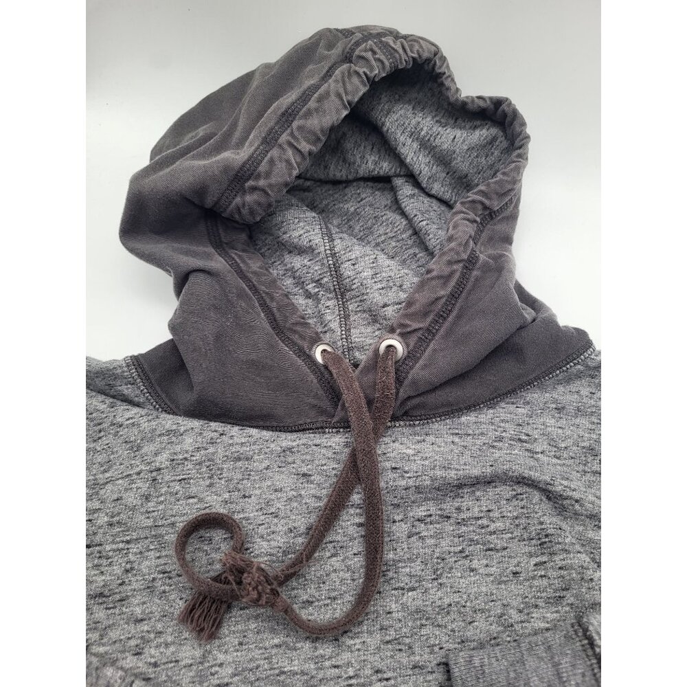 Abercrombie & Fitch y2k Young Men's SZ Small Gray Hoodie Pullover Shirt w/Pocket - Picture 13 of 14